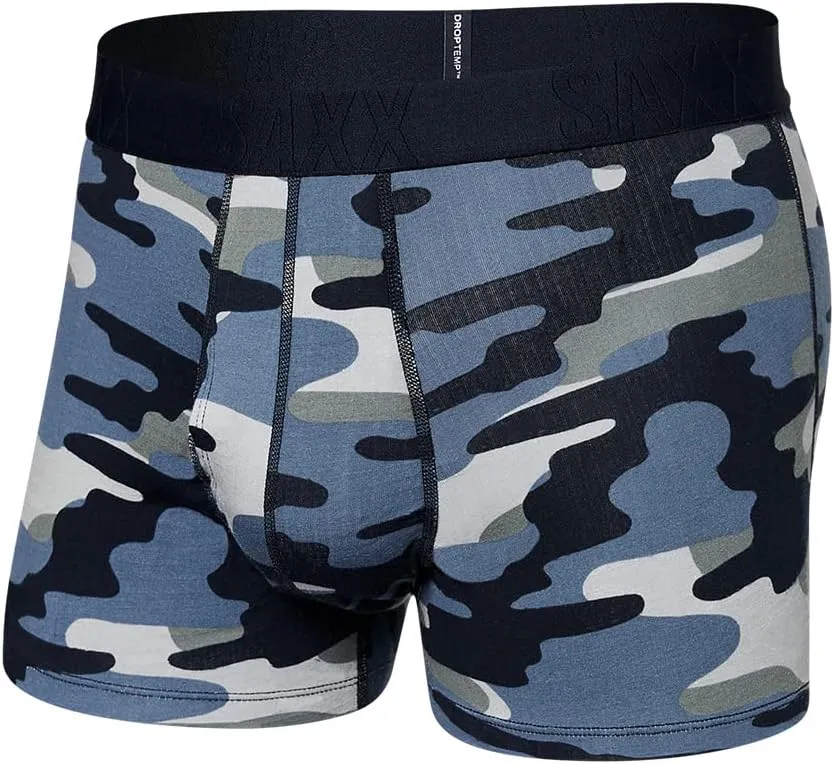 SAXX Underwear Co. Men's Underwear with Pouch Droptemp Cooling Cotton Trunk Fly