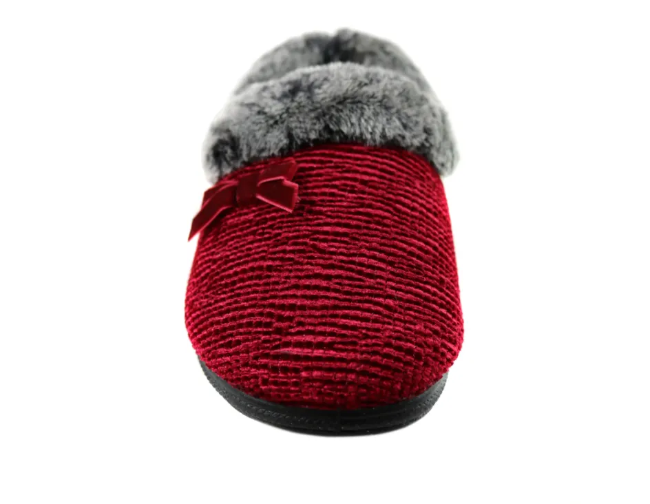 Scholl Deep Burgundy Slipper