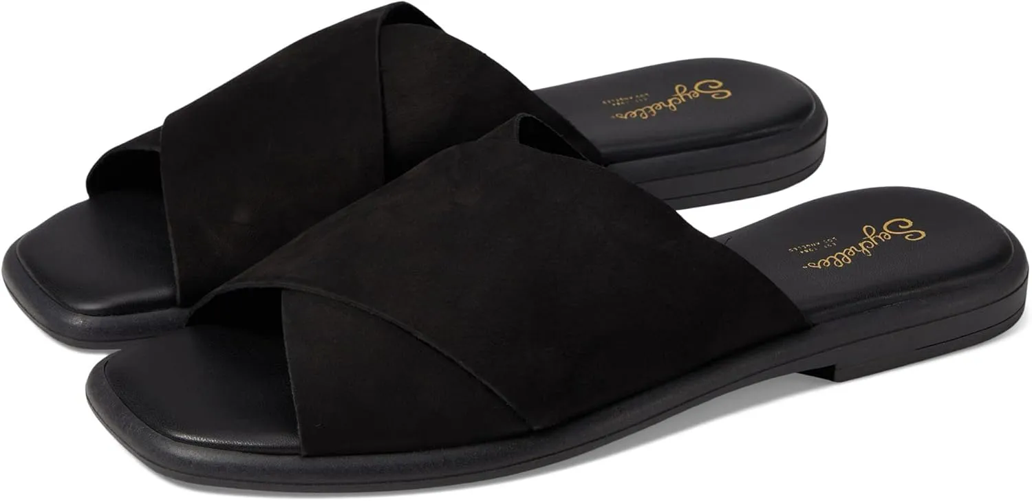 Seychelles Upper Echelon Black Suede 7.5 M