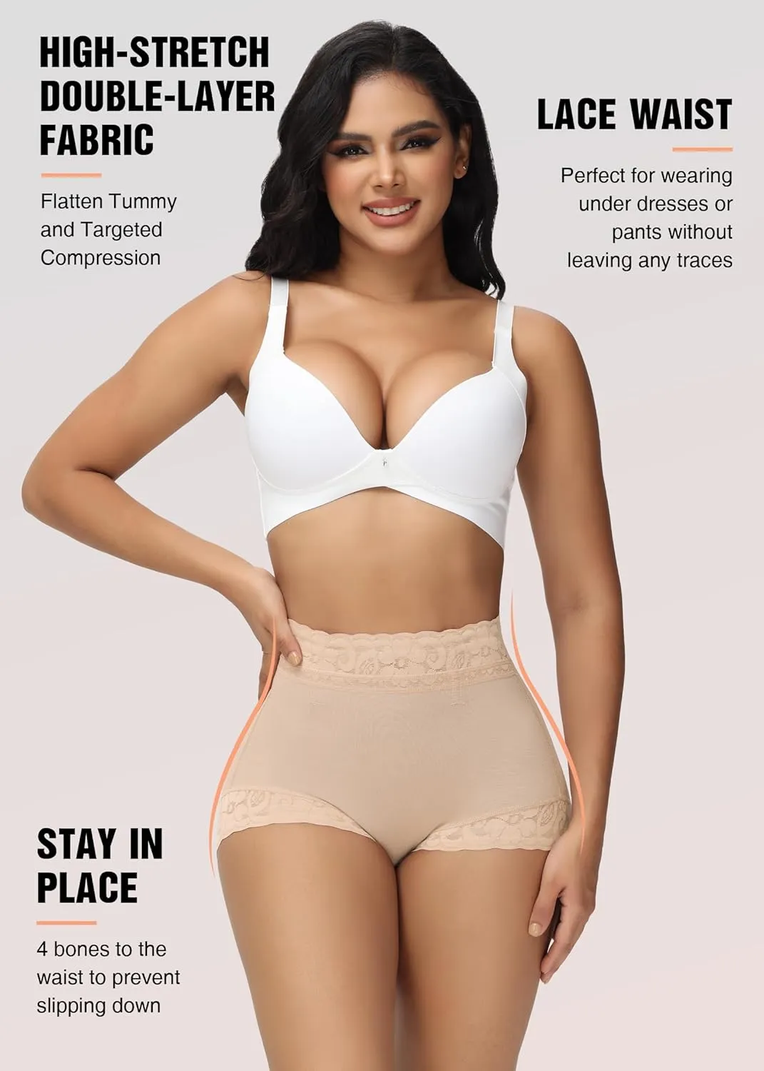 SHAPSHE Tummy Control Shapewear Shorts Fajas Colombianas Moldeadoras Compression Underwear Flat Tummy Butt Lifter Panties
