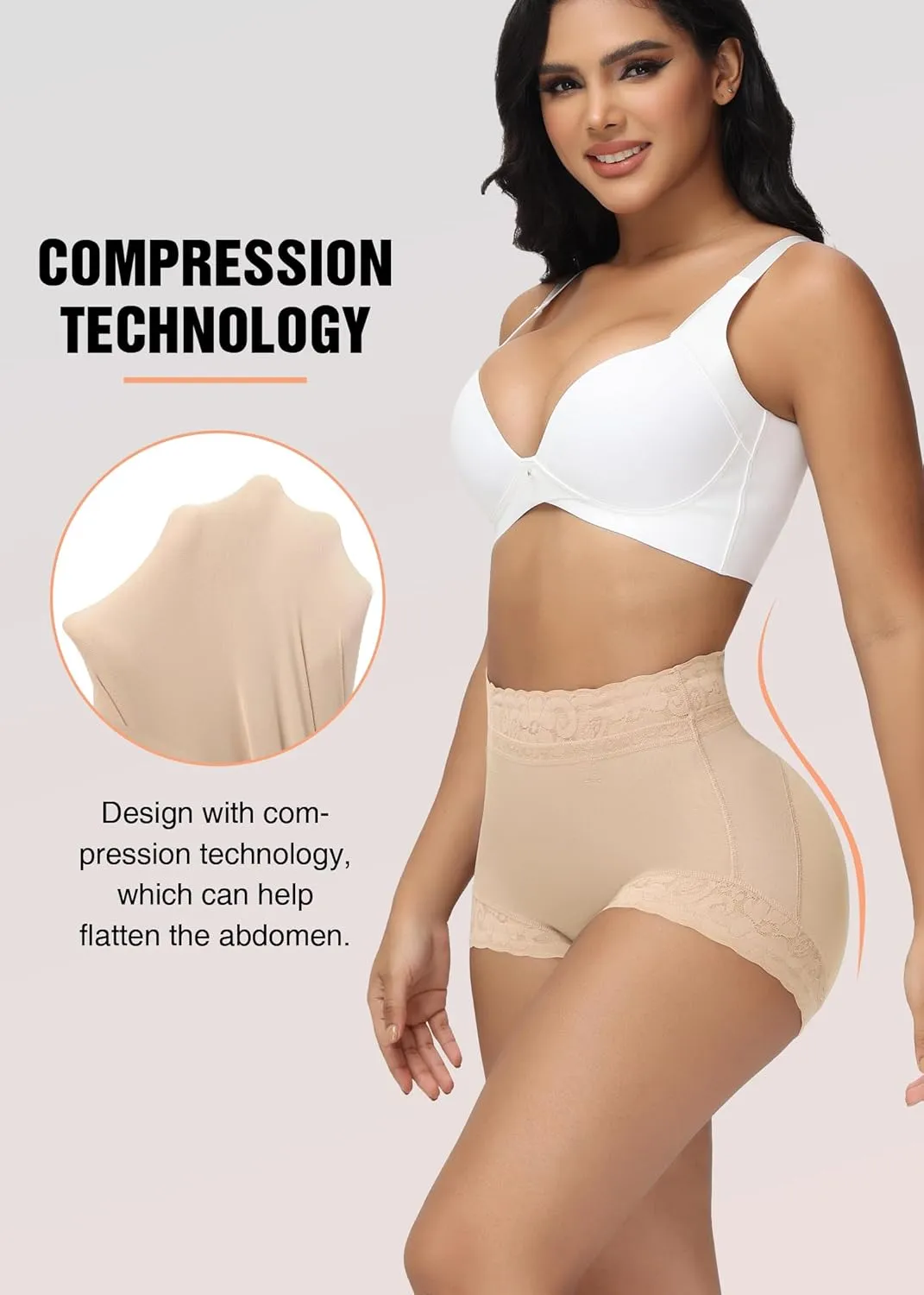 SHAPSHE Tummy Control Shapewear Shorts Fajas Colombianas Moldeadoras Compression Underwear Flat Tummy Butt Lifter Panties
