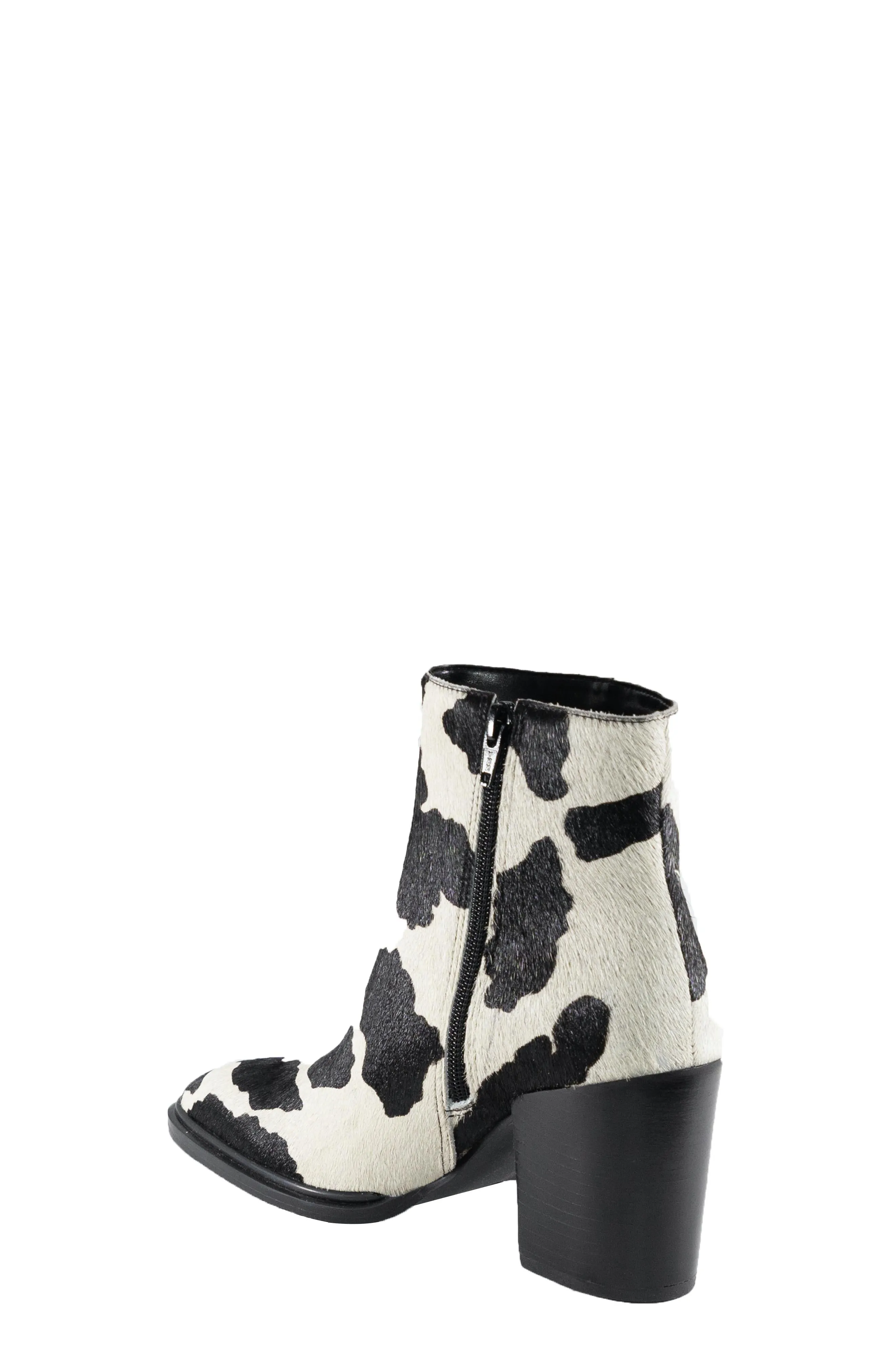 Shasta 2 Black and White Cowprint Bootie