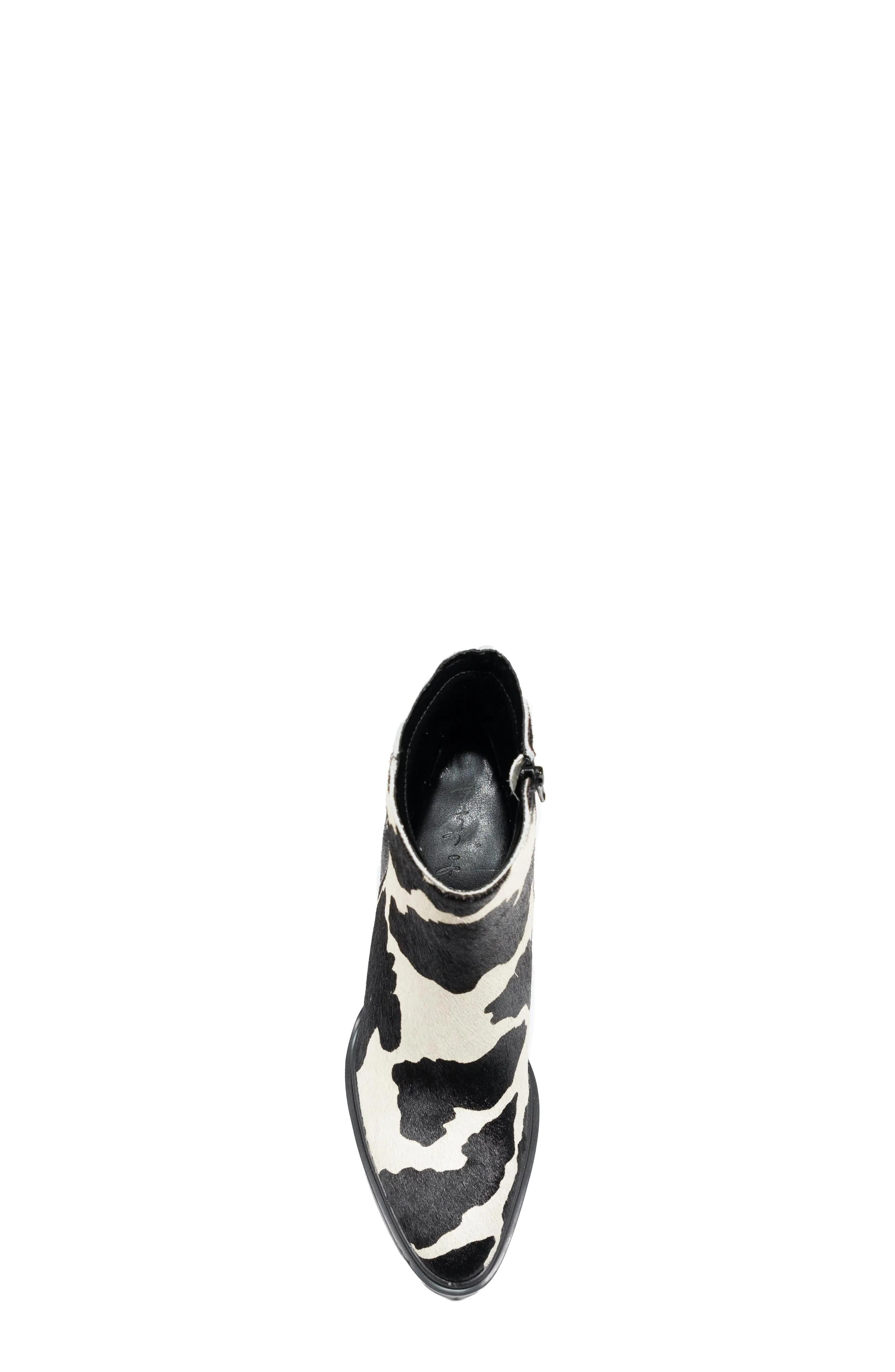 Shasta 2 Black and White Cowprint Bootie
