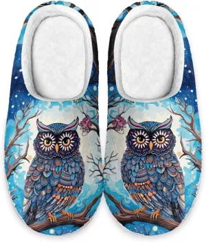 Showudesigns House Slippers for Women Winter Warm Slippers Size 4-12
