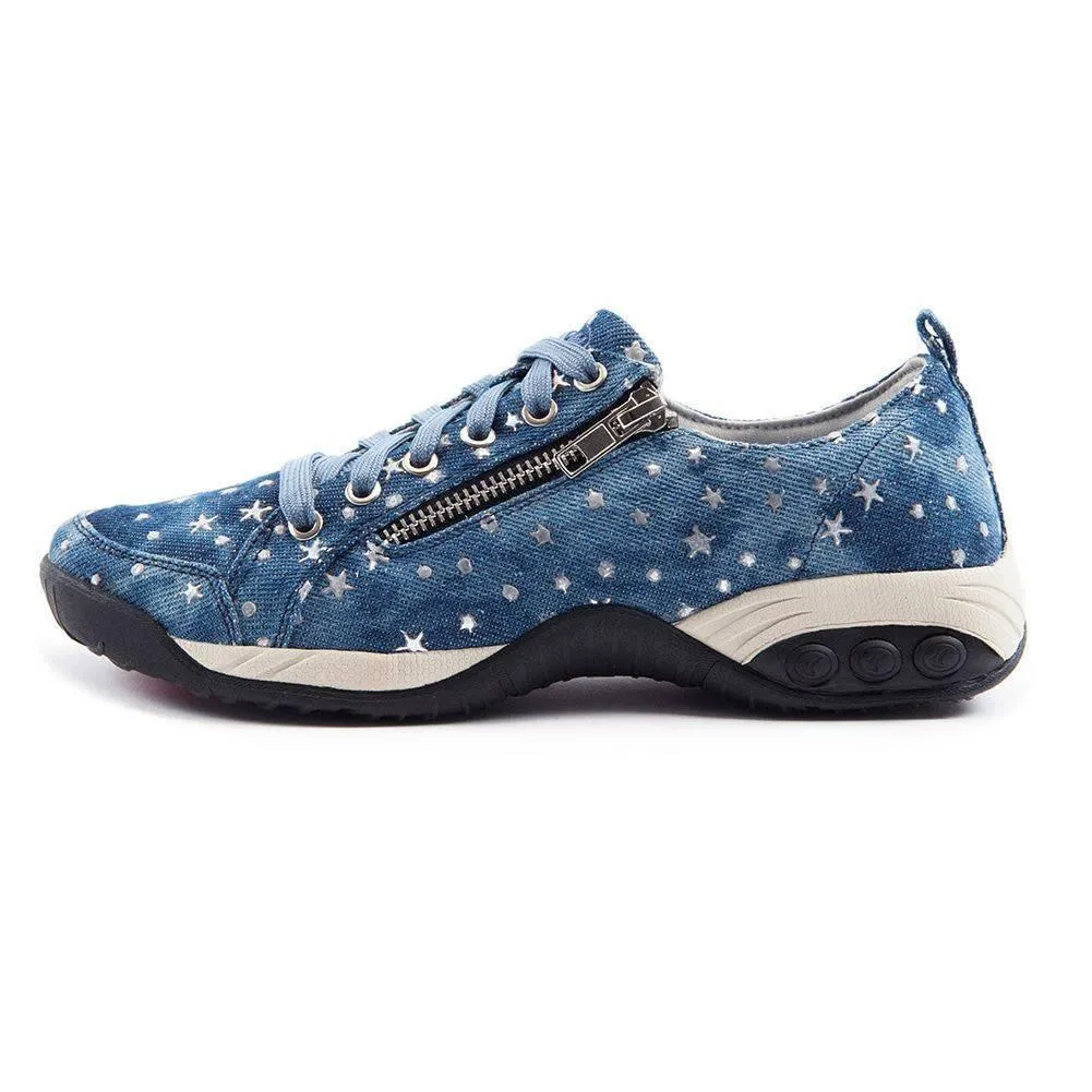 Sienna Women's Side Zip Sport Casual Shoe