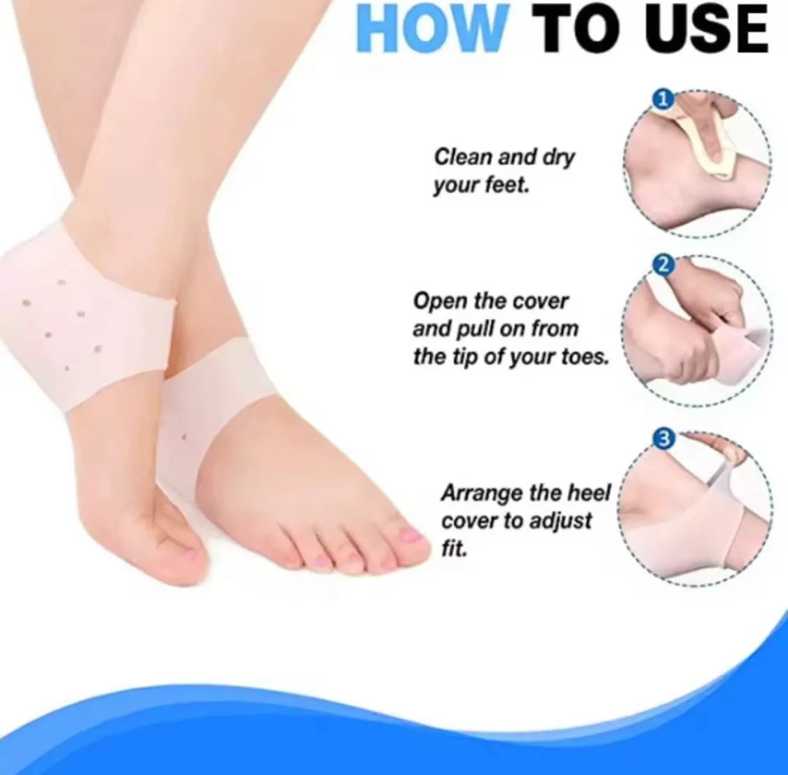 Silicone Gel Moisturising Insoles