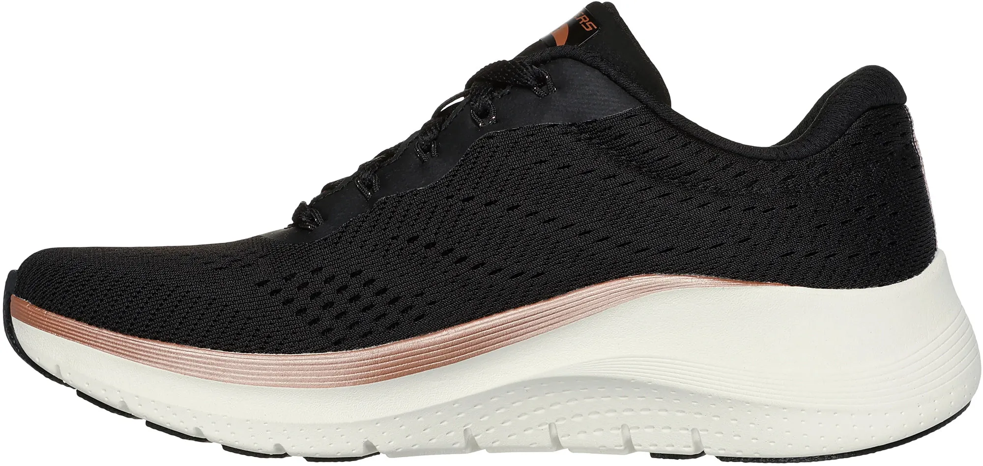 Skechers Arch Fit 2.0 Glow The Distance Womens Shoes - Black