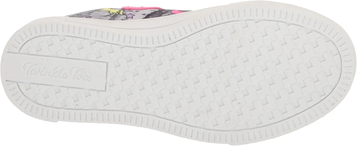 Skechers Girl's Twinkle Sparks Ice-Heather Sneaker