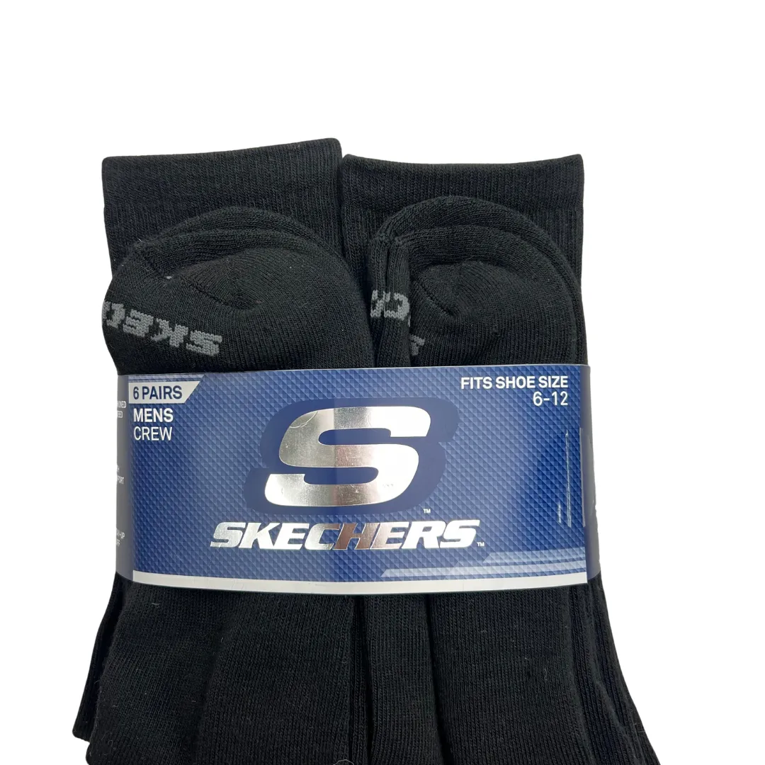 SKECHERS mens socks 6 pack