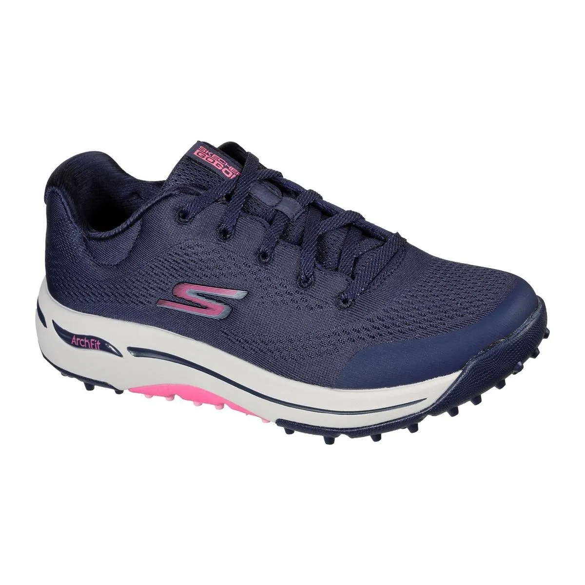Skechers Performance Go Golf Arch Fit Balance Sport Shoes Navy/Pink