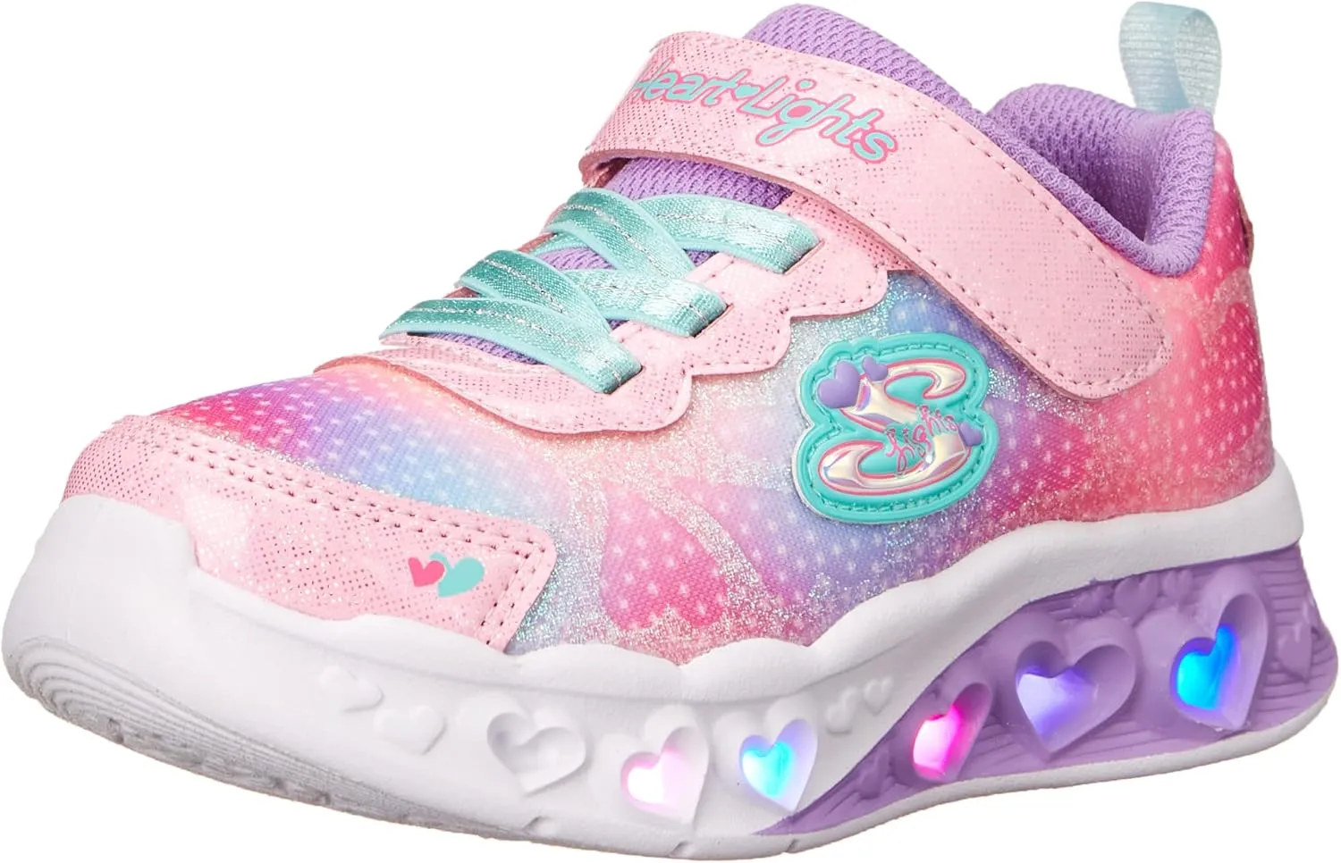 Skechers Unisex-Child Flutter Heart Lights Sneaker