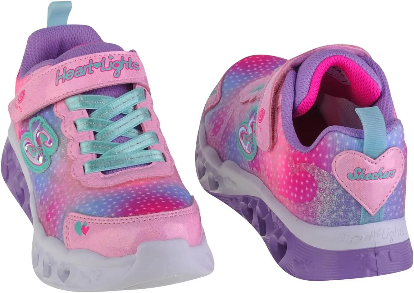 Skechers Unisex-Child Flutter Heart Lights Sneaker