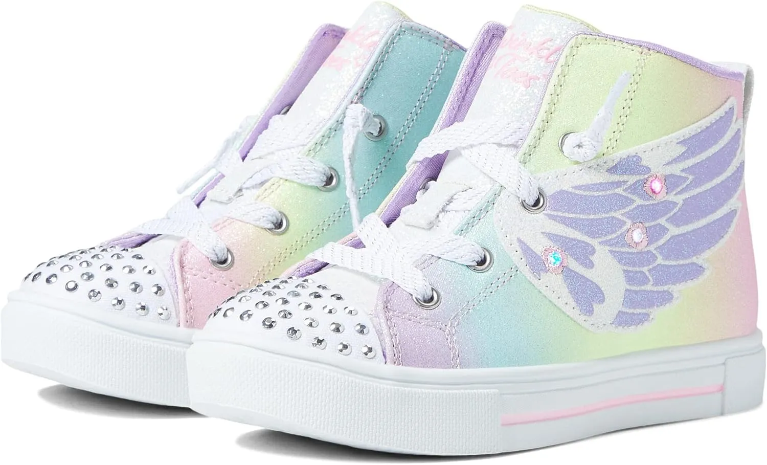 Skechers Unisex-Child Toes Twinkle Sparks-Wing Charm Sneaker