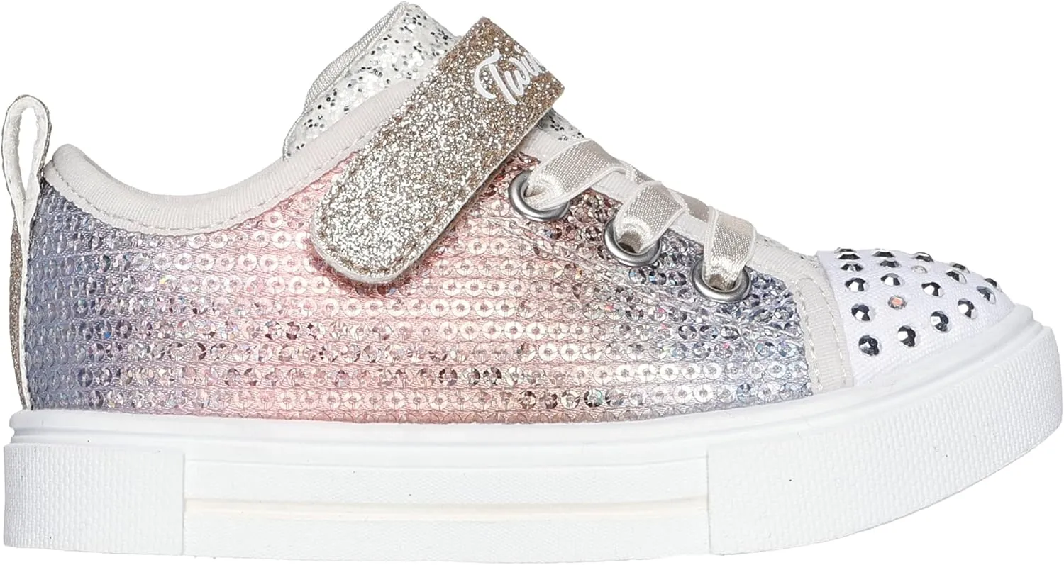 Skechers Unisex-Child Twinkle Sparks-Sequin Flash Sneaker