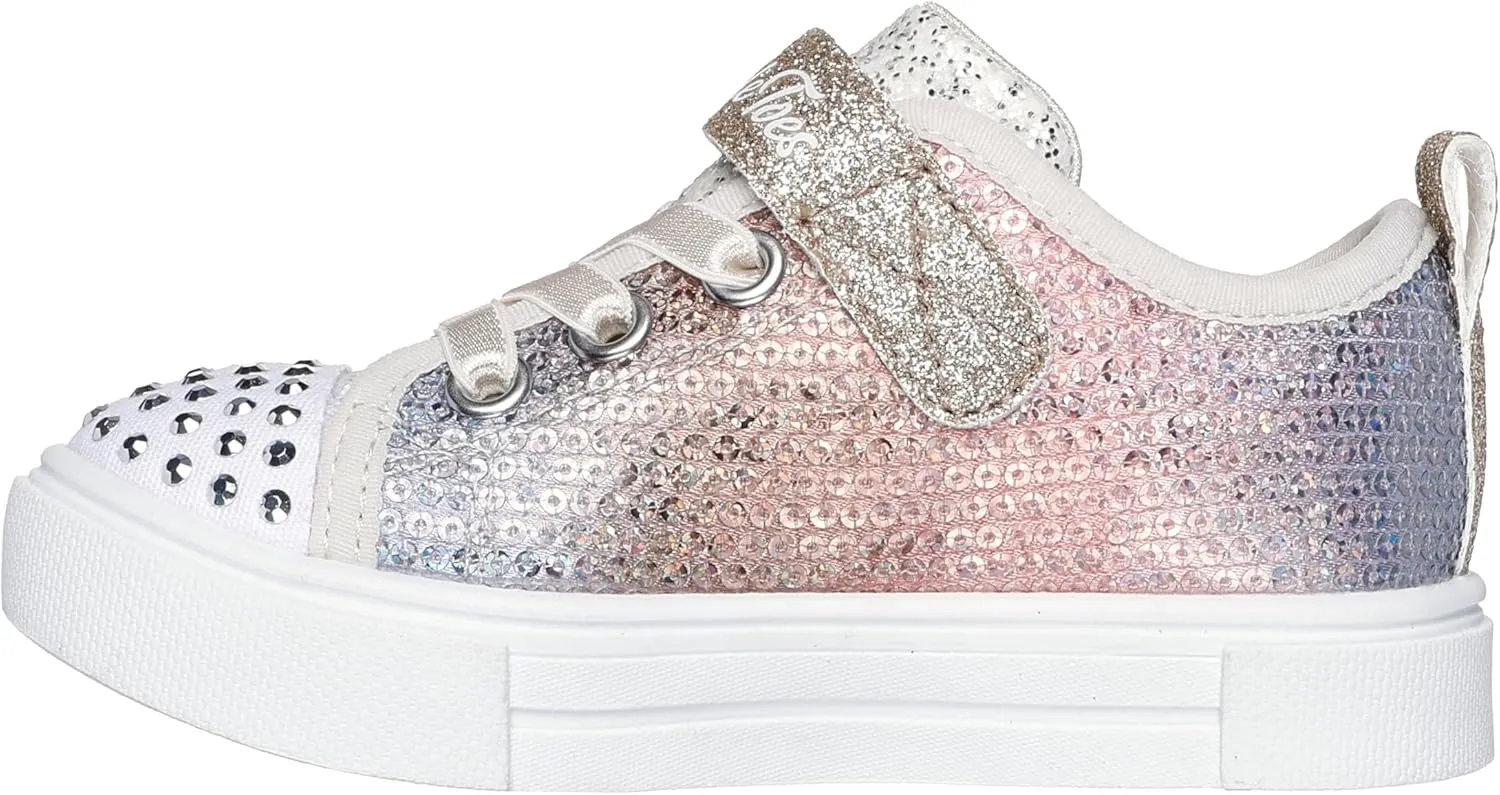 Skechers Unisex-Child Twinkle Sparks-Sequin Flash Sneaker