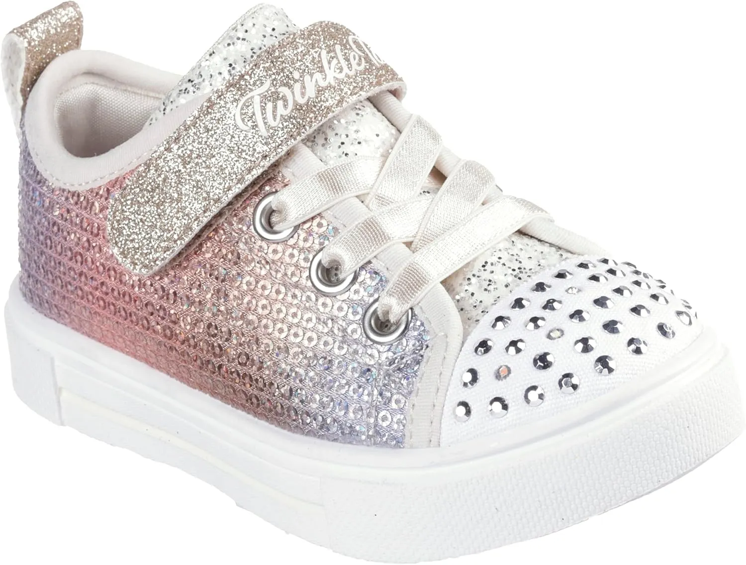 Skechers Unisex-Child Twinkle Sparks-Sequin Flash Sneaker