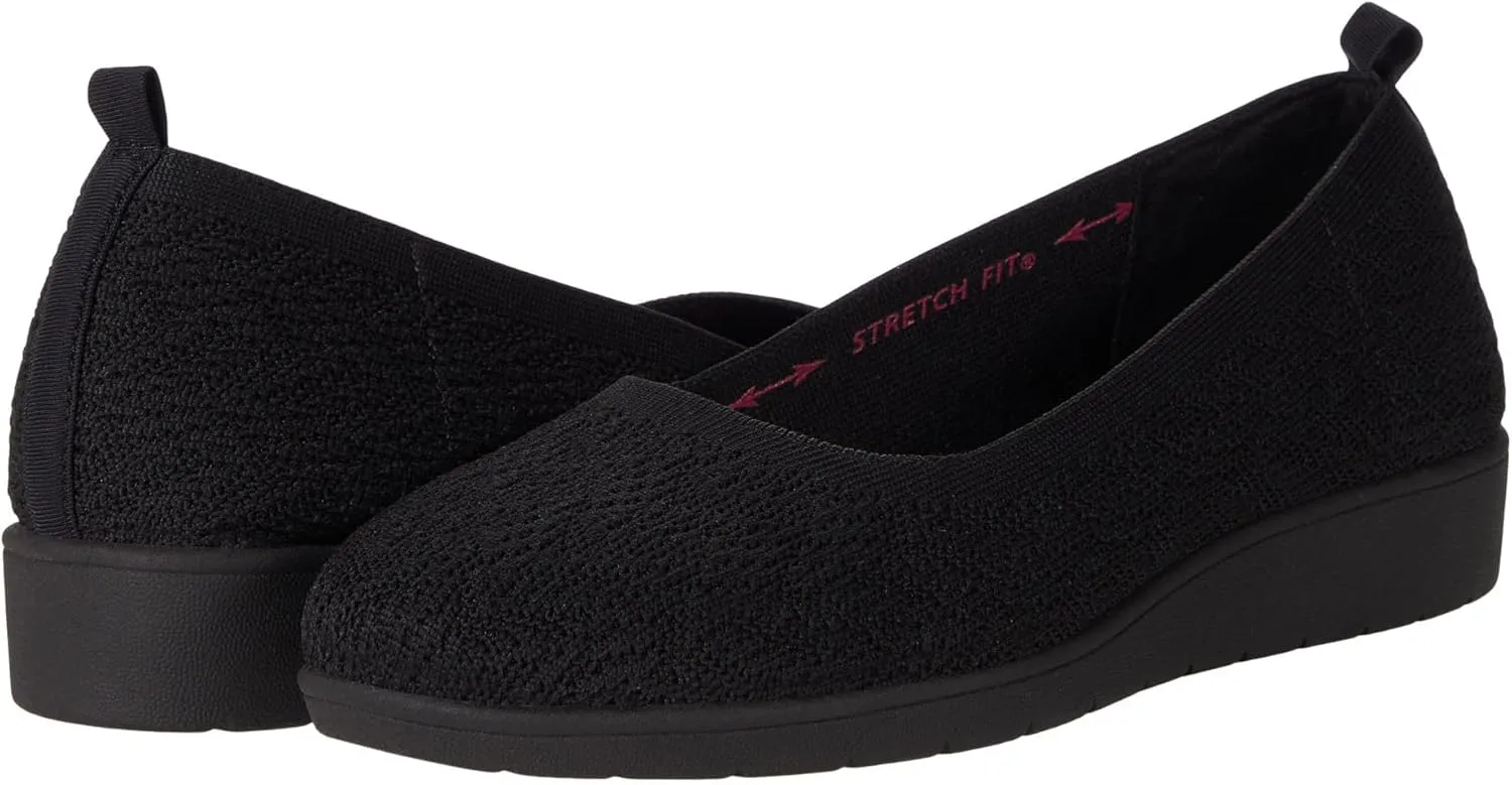 Skechers Women's Cleo Flex Wedge-Flipside Ballet Flat