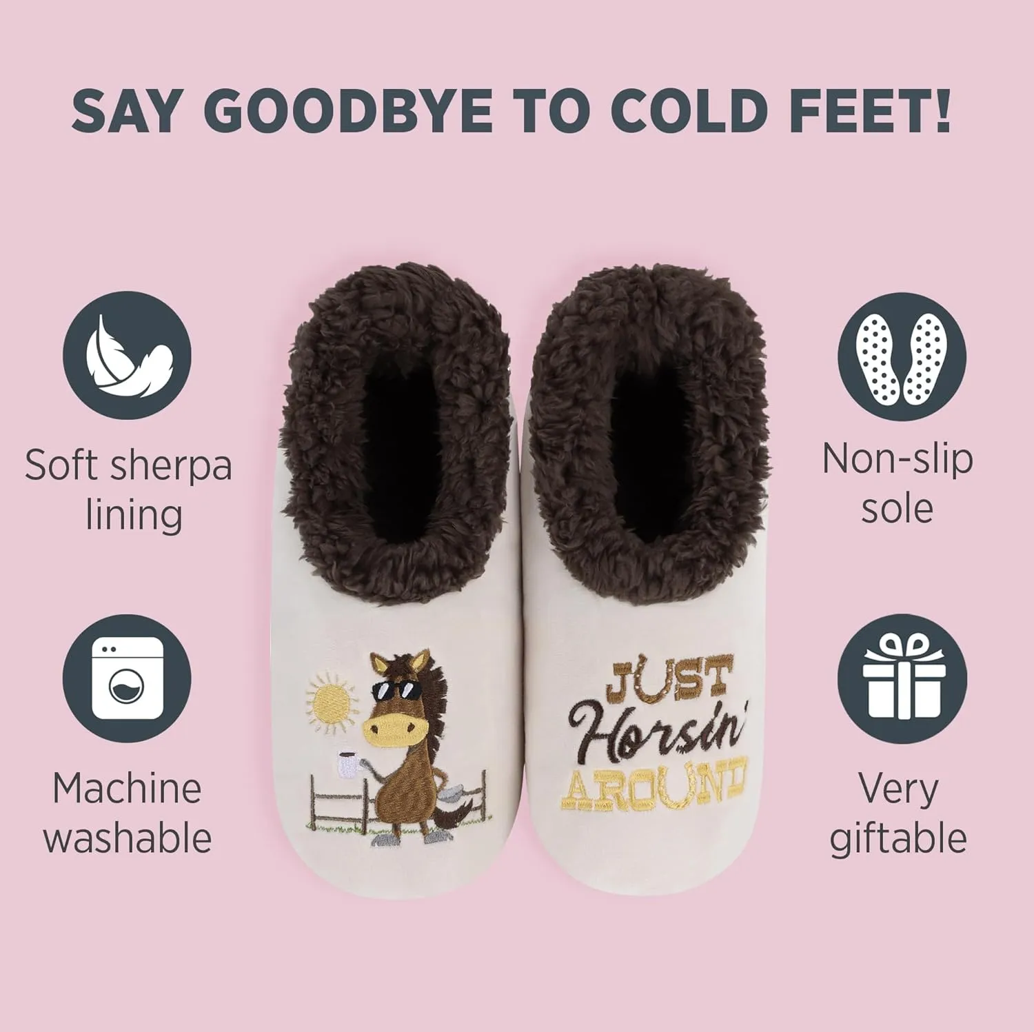 Snoozies Animal Pairables - Mens Slippers - House Slippers for Men