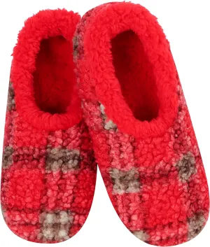 Snoozies Mens Slippers - House Slippers for Men - PLAID