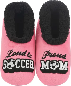 Snoozies Pairable Slipper Socks - Funny House Slippers for Women, Non-Slip Fuzzy Slipper Socks