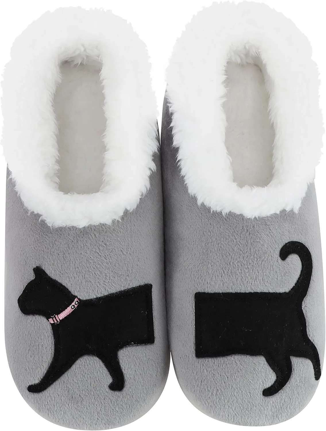 Snoozies Pairable Slipper Socks - Funny House Slippers for Women, Non-Slip Fuzzy Slipper Socks