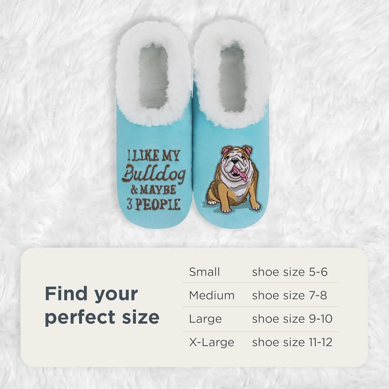 Snoozies Pairable Slipper Socks - Non-Slip Fuzzy Slippers for Women