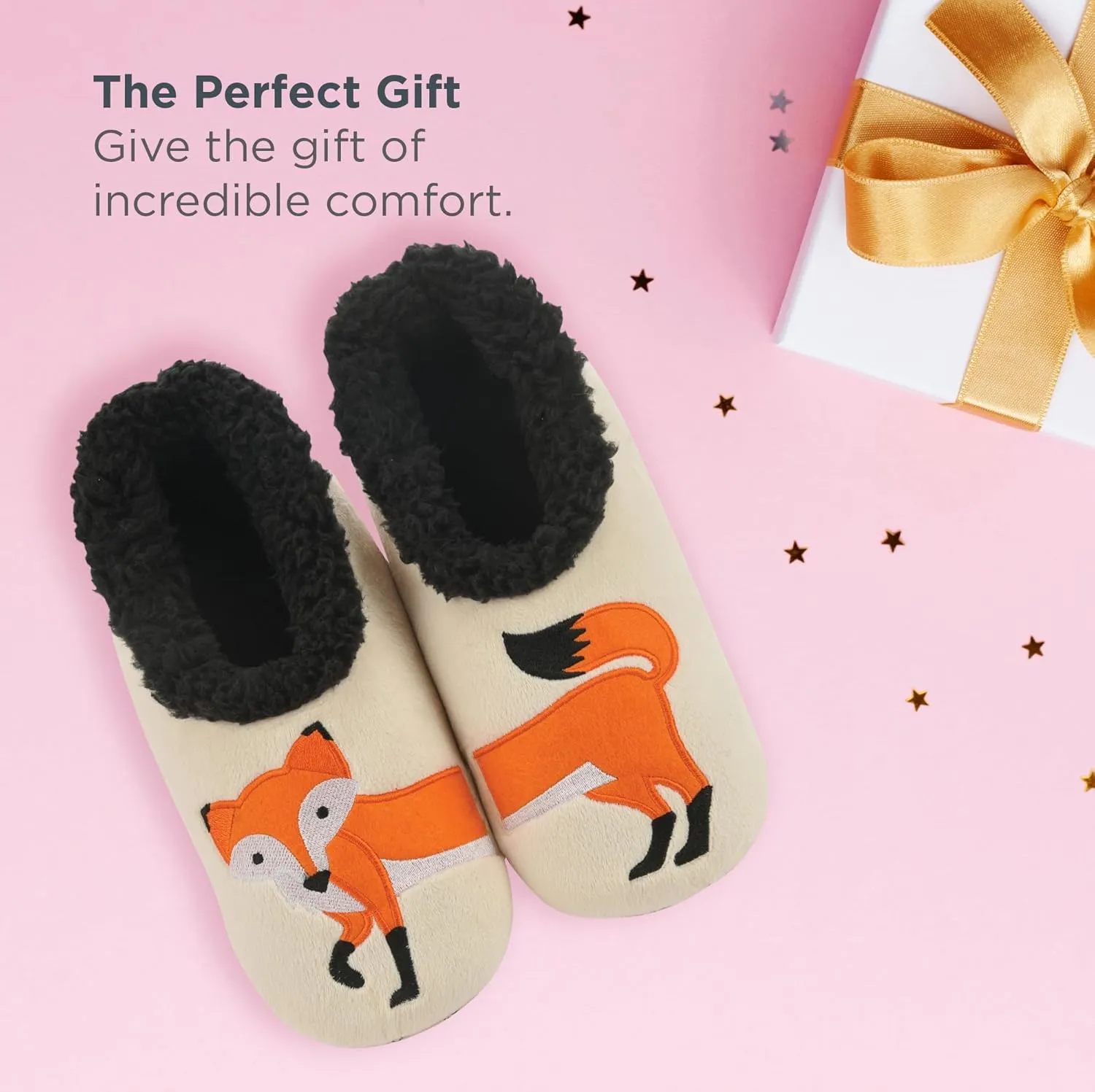 Snoozies Pairable Slipper Socks - Slippers for Women, Non-Slip Fuzzy Slipper Socks