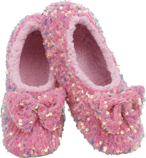 Snoozies Womens Glamour Bling Ballerina