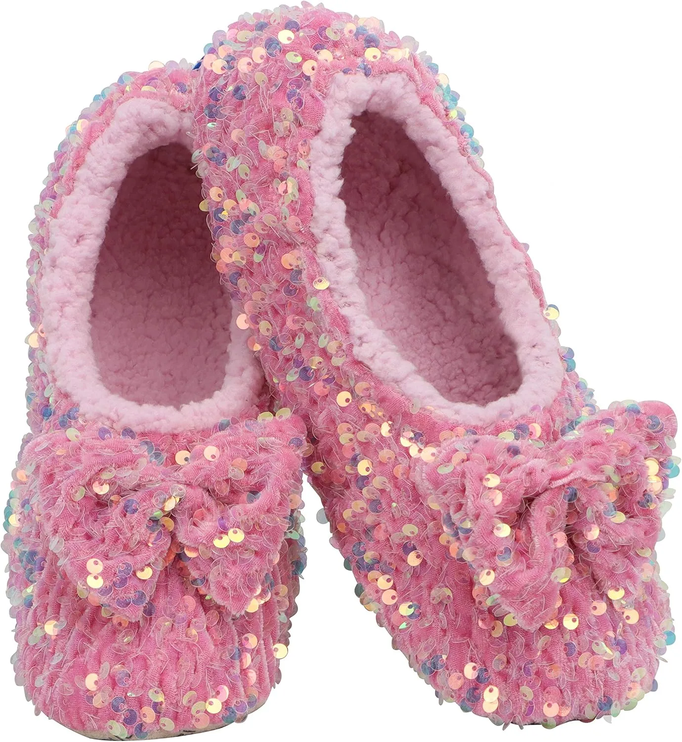 Snoozies Womens Glamour Bling Ballerina