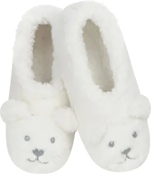 Snoozies Womens Slipper Socks - Cozy Slippers for Women - Fuzzy House Slippers for Indoor Use - Soft Sole Slippers