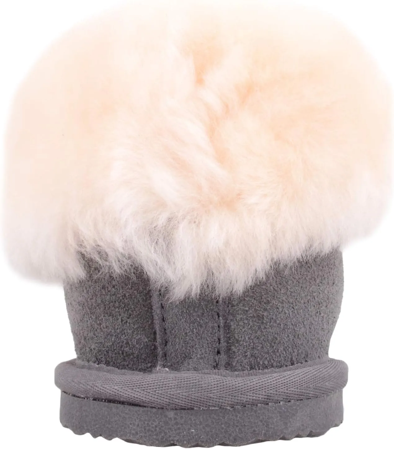 SNUGRUGS Fern, Women's Sheepskin Slipper Boot with Rubber Sole