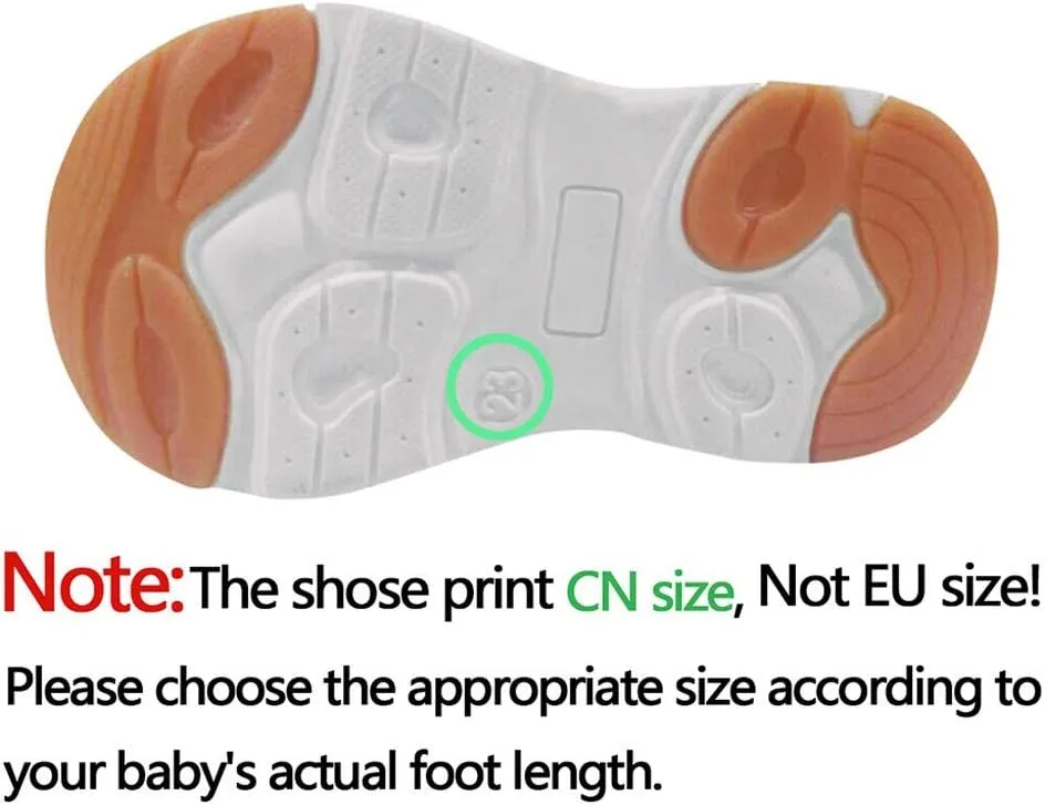 Soft Sole Light Up Sneaker for Boys Kids Childrens Lace-Up Non Slip Sport Shoes Outdoor Running Breathable Cozy Shoes