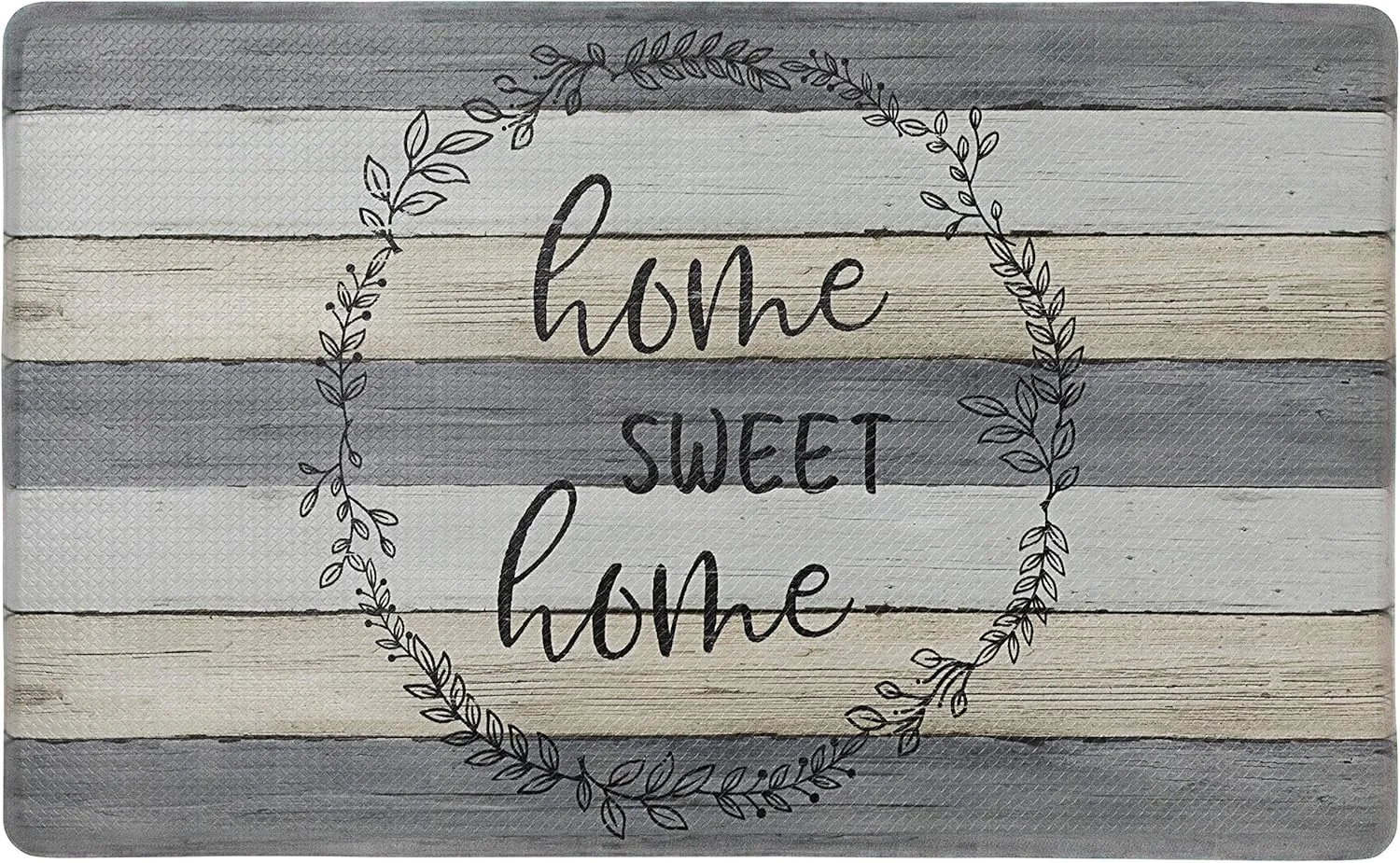 SoHome Cozy Living Anti-Fatigue Kitchen Mat for Floor, Farmhouse Rustic Wood Themed Cushioned Kitchen Runner Rug Mat, Stain Resistant, Easy Wipe Clean, 1/2 Inch Thick, 20" x 36"