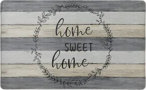 SoHome Cozy Living Anti-Fatigue Kitchen Mat for Floor, Farmhouse Rustic Wood Themed Cushioned Kitchen Runner Rug Mat, Stain Resistant, Easy Wipe Clean, 1/2 Inch Thick, 20" x 36"