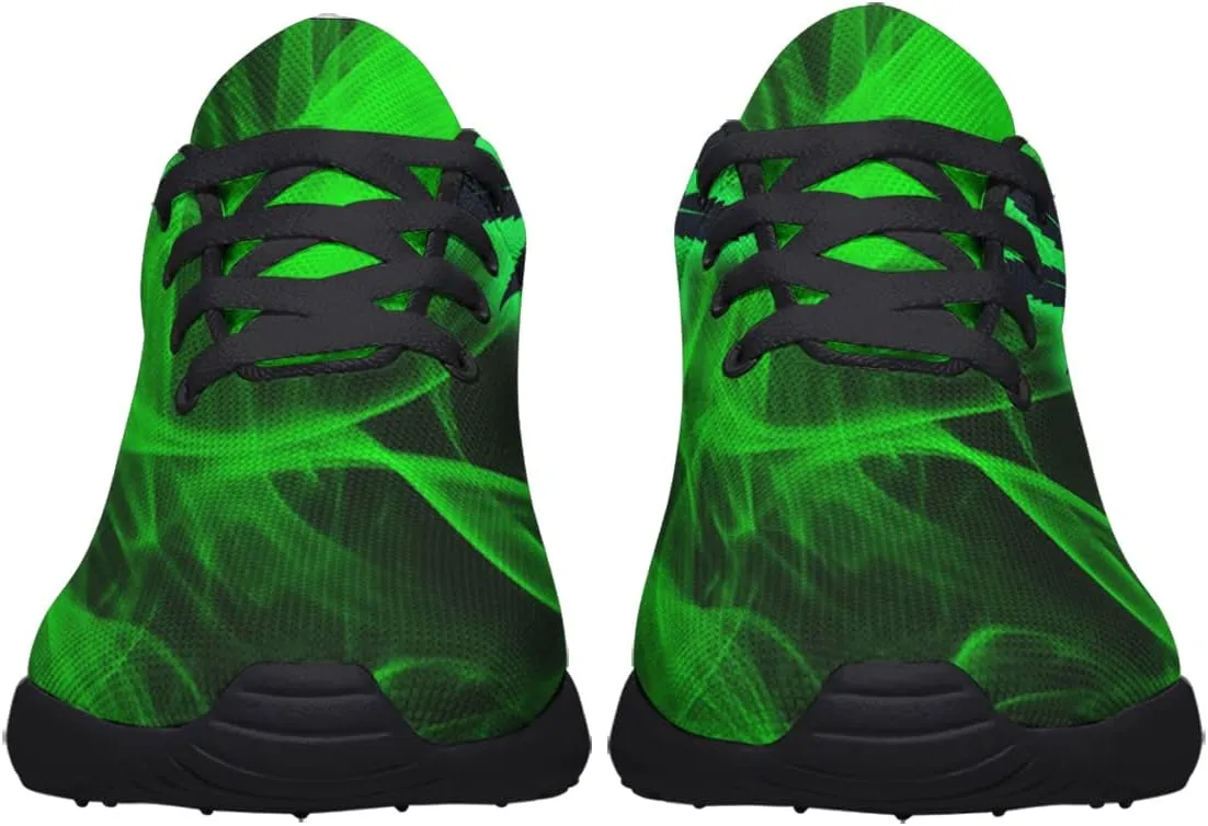 Sonzj-II Marijuana Leaf Shoes Mens Womens Pot Leaf 420 Weed Running Sneakers Cannabis Leaf Walking Tennis Shoes