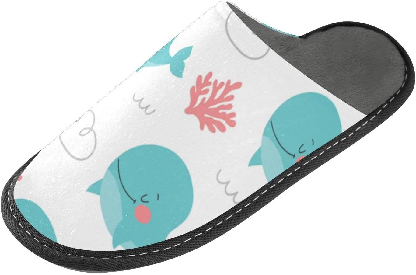 Spa Slippers Indoor House Fuzzy Slippers Soft Memory Foam Non-Slip Home Slipper Winter Shoes For Bedroom Hotel Travel 4-11