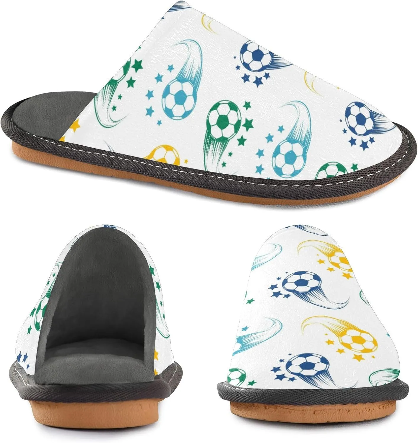 Spa Slippers Indoor House Fuzzy Slippers Soft Memory Foam Non-Slip Home Slipper Winter Shoes For Bedroom Hotel Travel 4-11