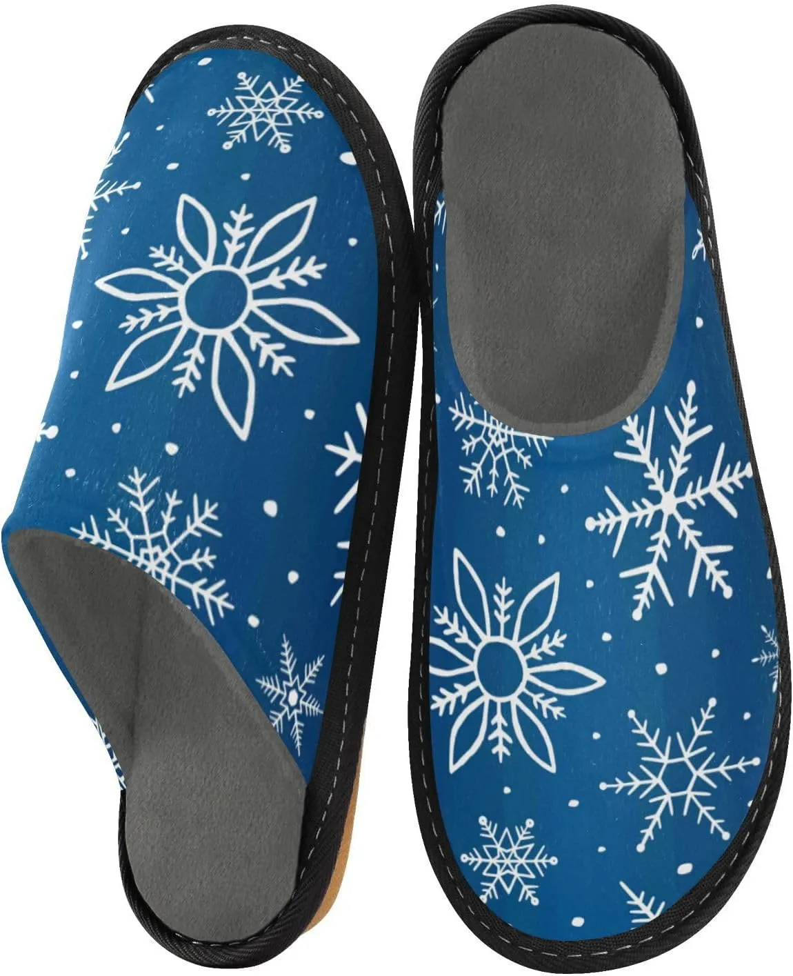 Spa Slippers Indoor House Fuzzy Slippers Soft Memory Foam Non-Slip Home Slipper Winter Shoes For Bedroom Hotel Travel 4-11