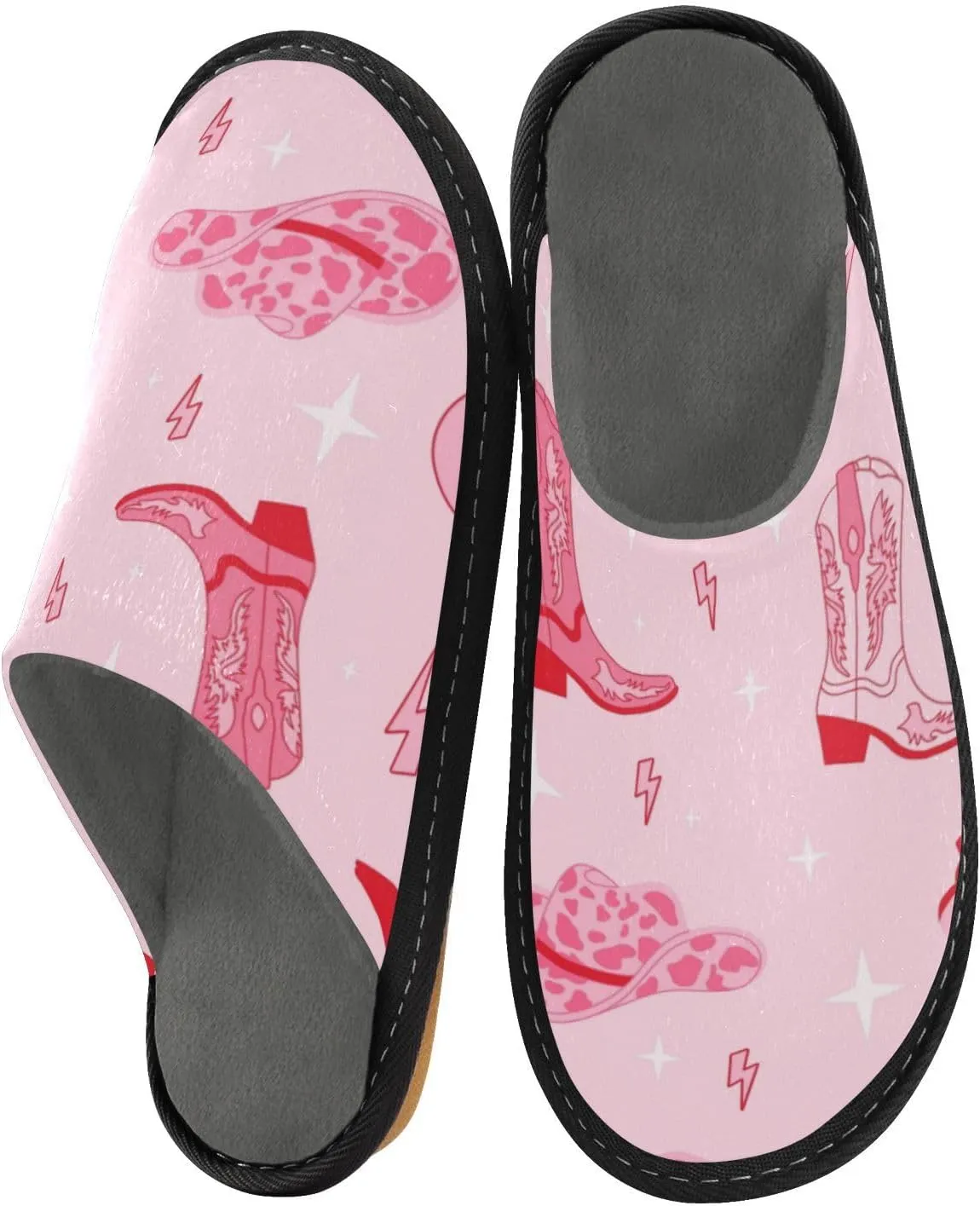 Spa Slippers Indoor House Fuzzy Slippers Soft Memory Foam Non-Slip Home Slipper Winter Shoes For Bedroom Hotel Travel 4-11