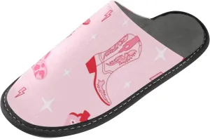 Spa Slippers Indoor House Fuzzy Slippers Soft Memory Foam Non-Slip Home Slipper Winter Shoes For Bedroom Hotel Travel 4-11