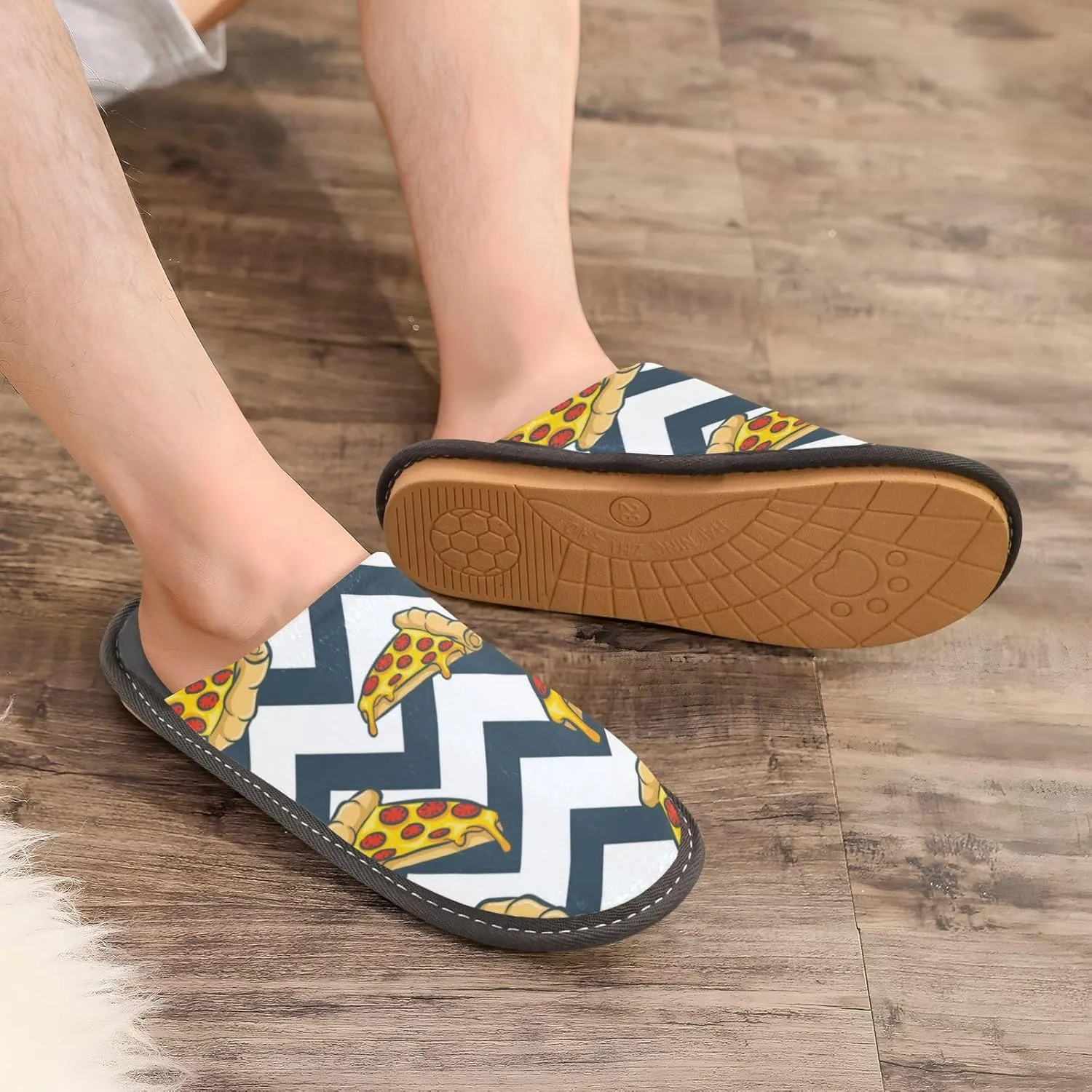 Spa Slippers Indoor House Fuzzy Slippers Soft Memory Foam Non-Slip Home Slipper Winter Shoes For Bedroom Hotel Travel 4-11