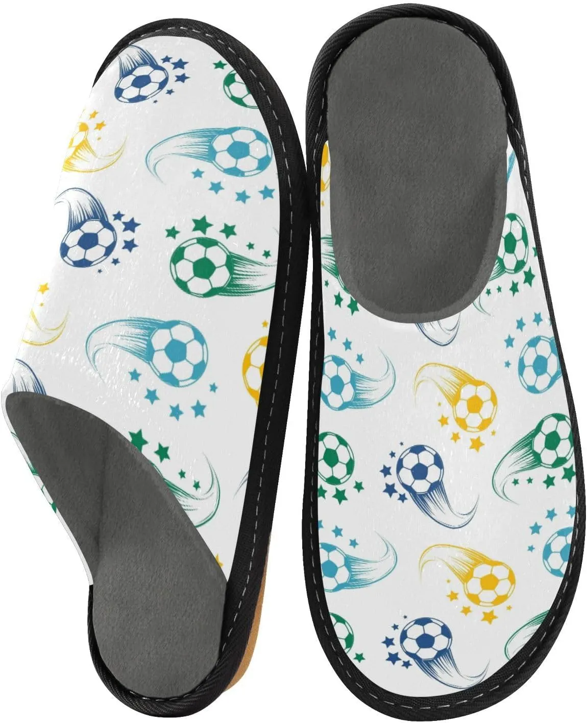 Spa Slippers Indoor House Fuzzy Slippers Soft Memory Foam Non-Slip Home Slipper Winter Shoes For Bedroom Hotel Travel 4-11