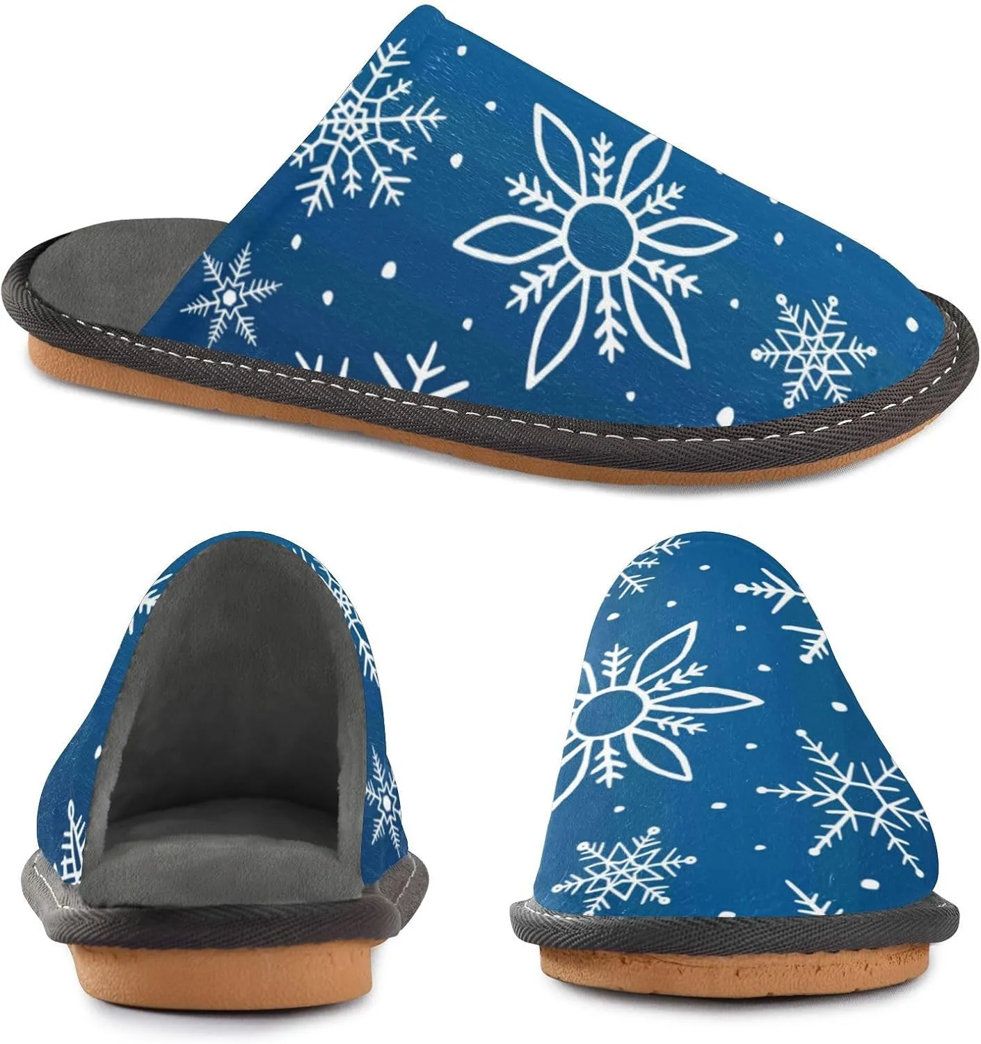 Spa Slippers Indoor House Fuzzy Slippers Soft Memory Foam Non-Slip Home Slipper Winter Shoes For Bedroom Hotel Travel 4-11