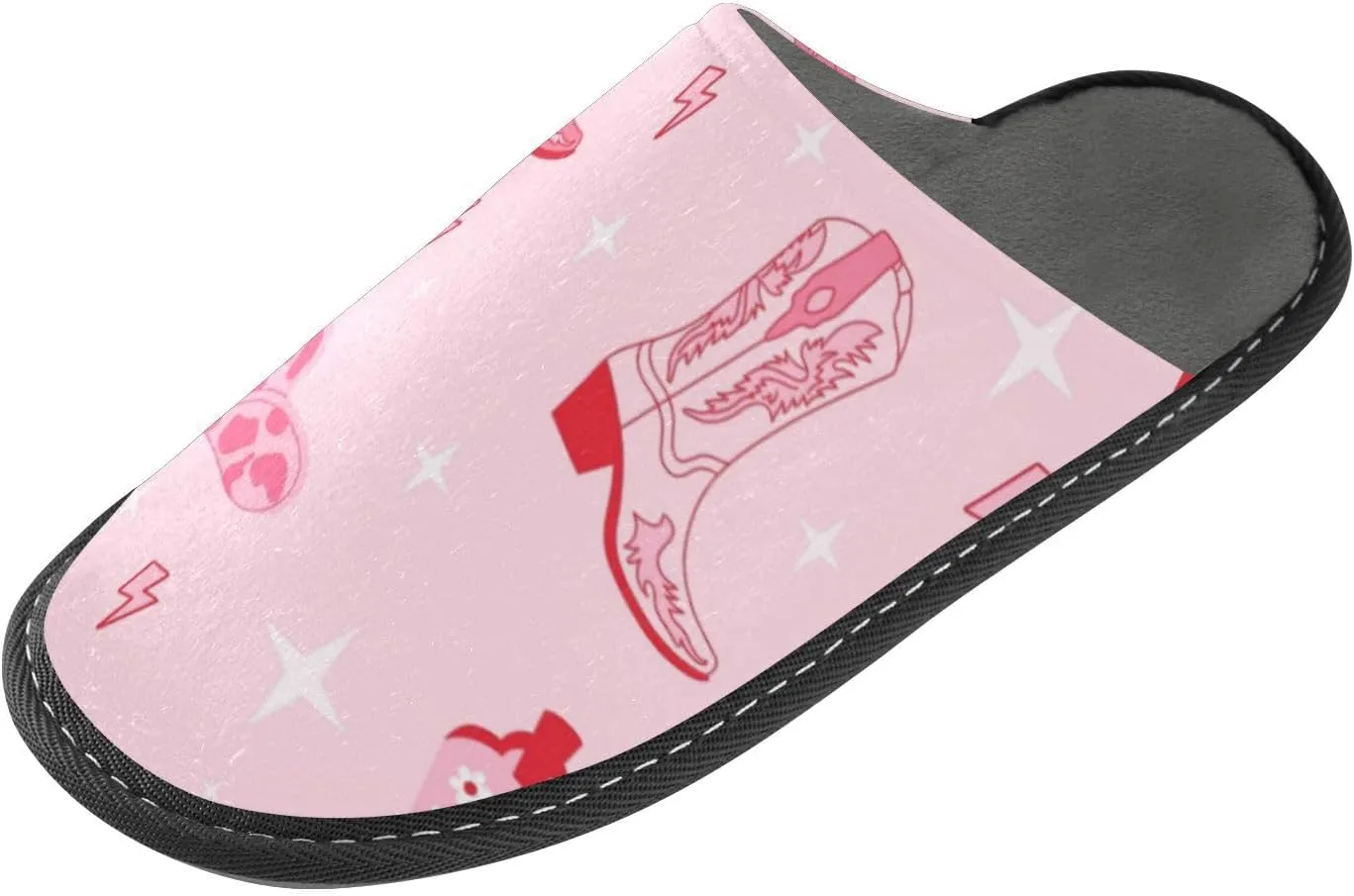Spa Slippers Indoor House Fuzzy Slippers Soft Memory Foam Non-Slip Home Slipper Winter Shoes For Bedroom Hotel Travel 4-11