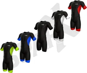 Sparx Men's Elite Sleeved Triathlon Suit Short Sleeve Trisuit SpeedSuit Skinsuit Swim-Bike-Run