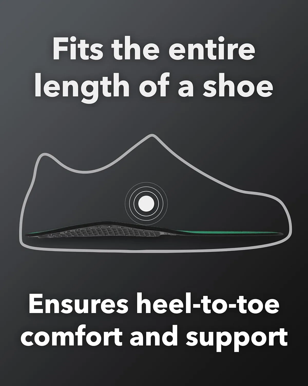 Spenco Rx Orthotic Arch Support Full Length Shoe Insoles, Women's 7-8.5/Men's 6-7.5