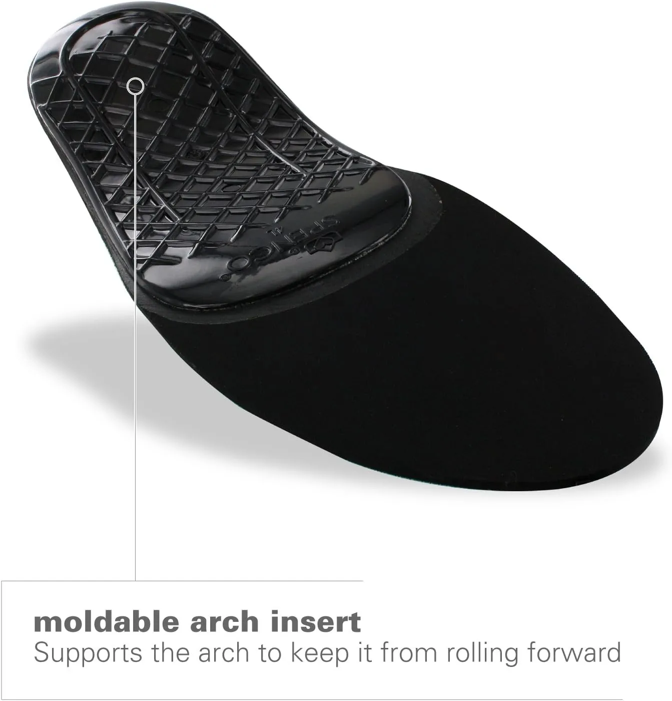 Spenco Rx Orthotic Arch Support Full Length Shoe Insoles, Women's 7-8.5/Men's 6-7.5