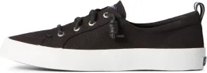 Sperry Women's Crest Vibe Sneaker, Black, 10