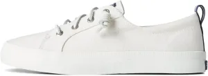 Sperry Women's Crest Vibe Sneaker, White, 7.5 Wide