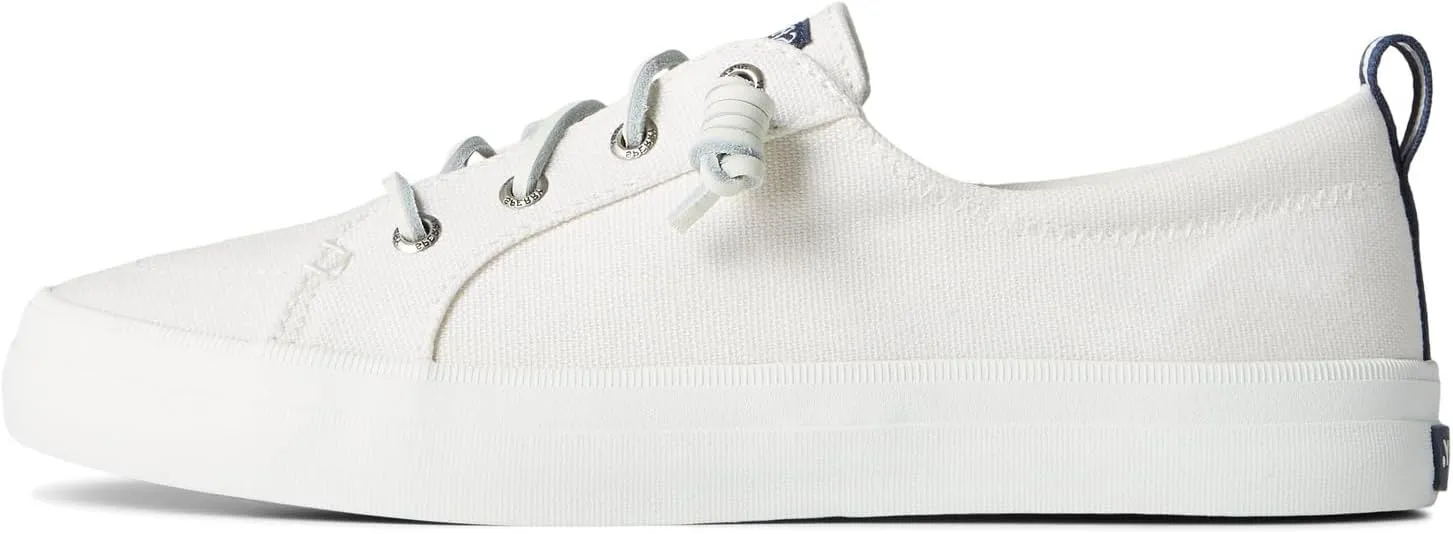 Sperry Women's Crest Vibe Sneaker, White, 7.5 Wide